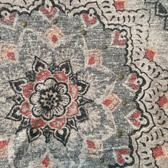 ‼️Lucky Brand 3/4 Sleeve Mandala T Shirt - Picture 2 of 3
